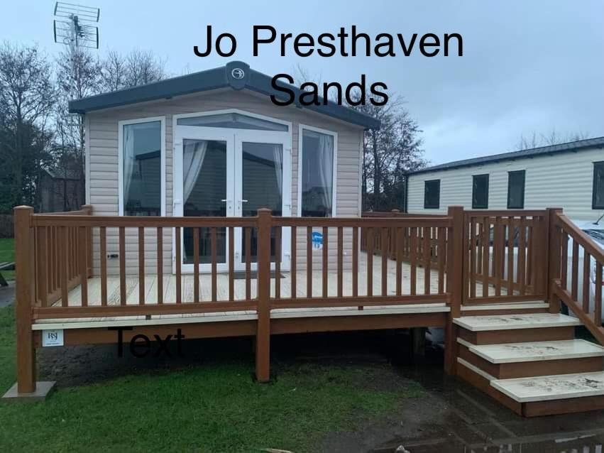 3 Bed Platinum Caravan Presthaven Sands Prestatyn Buitenkant foto